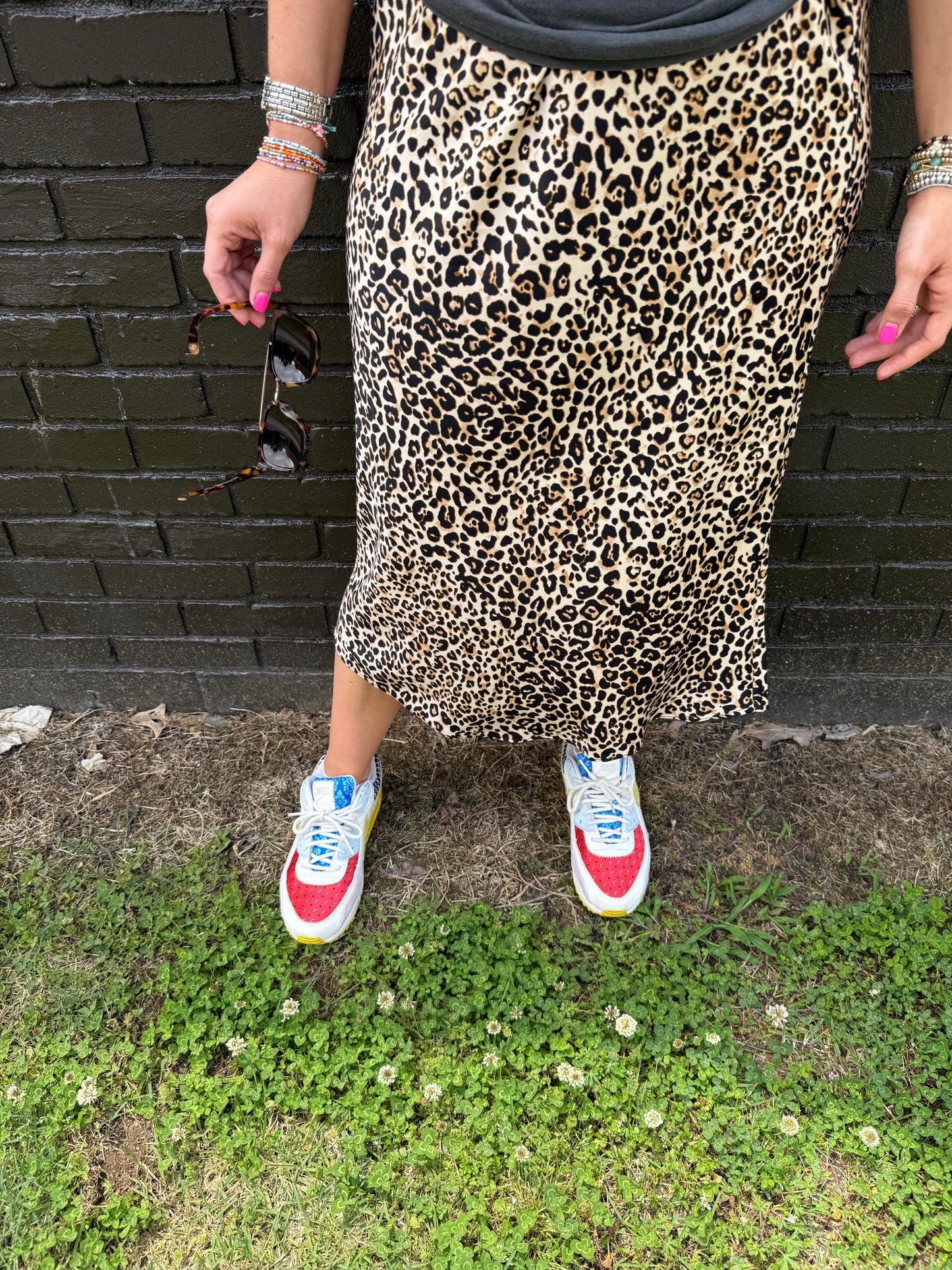 Allie Leopard Skirt