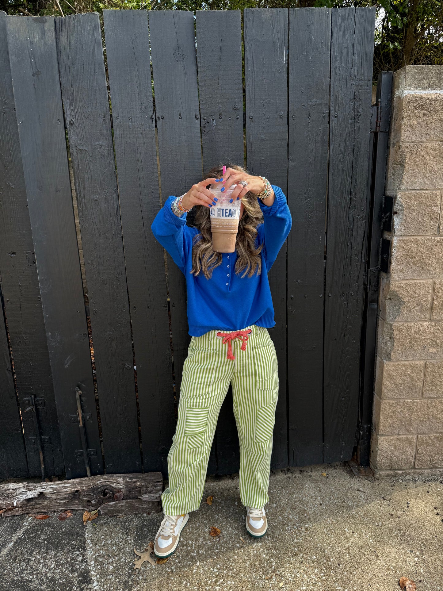 Punchy Royal Henley Top