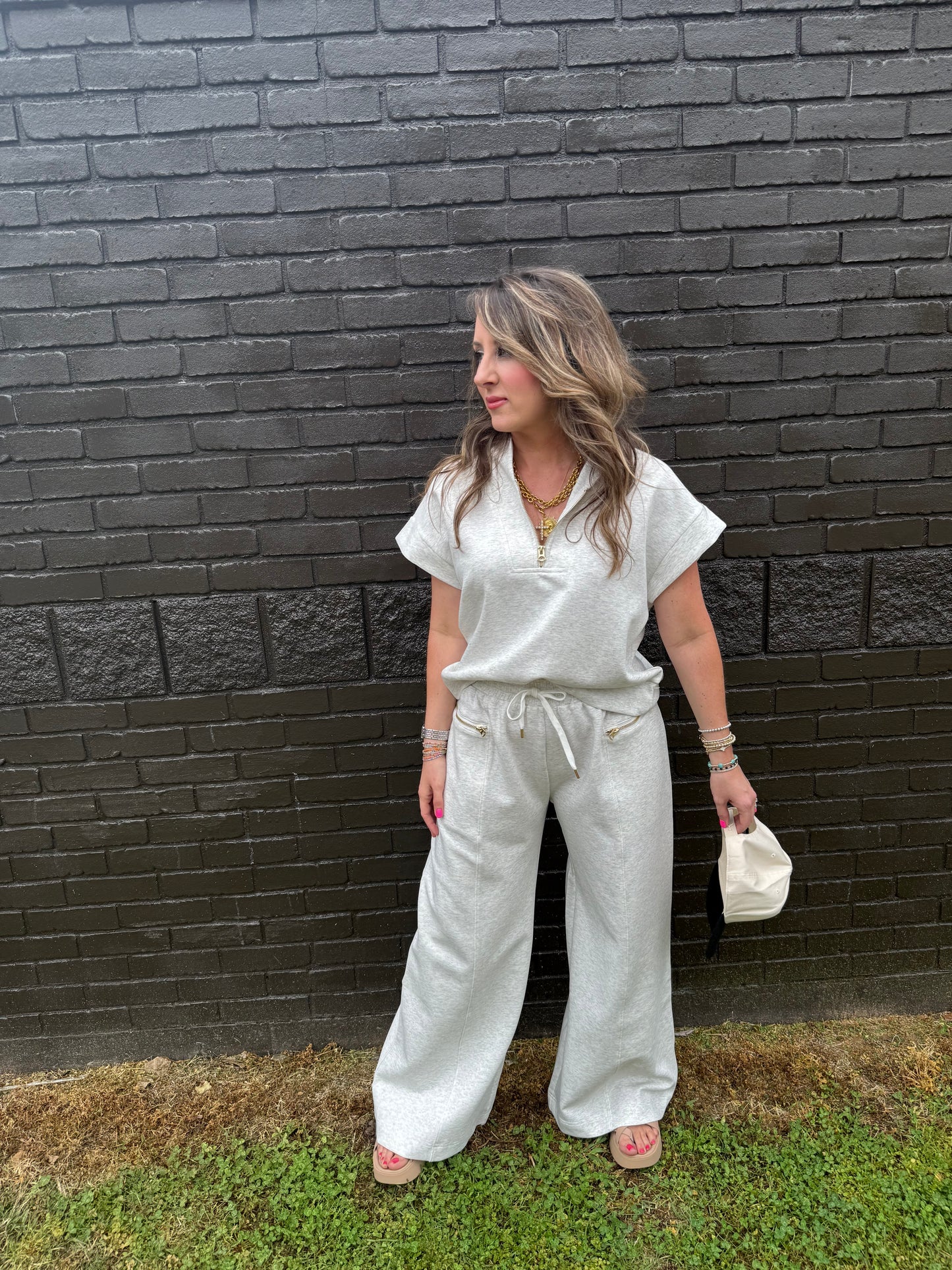 Scuba Top Grey