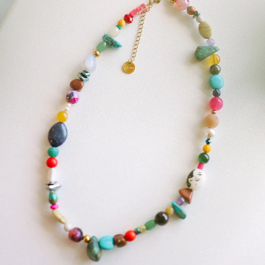 Stevie Colorful Beaded Necklace
