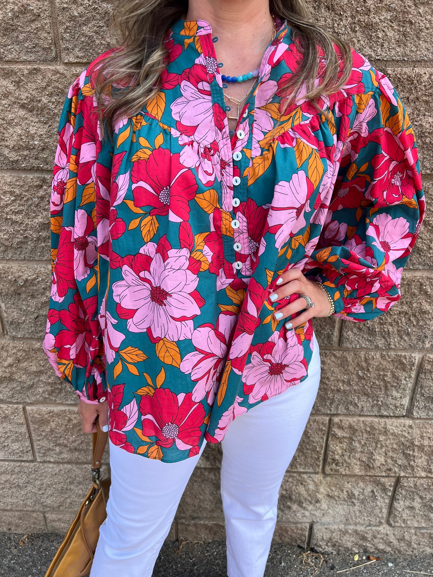 Athena Floral Top