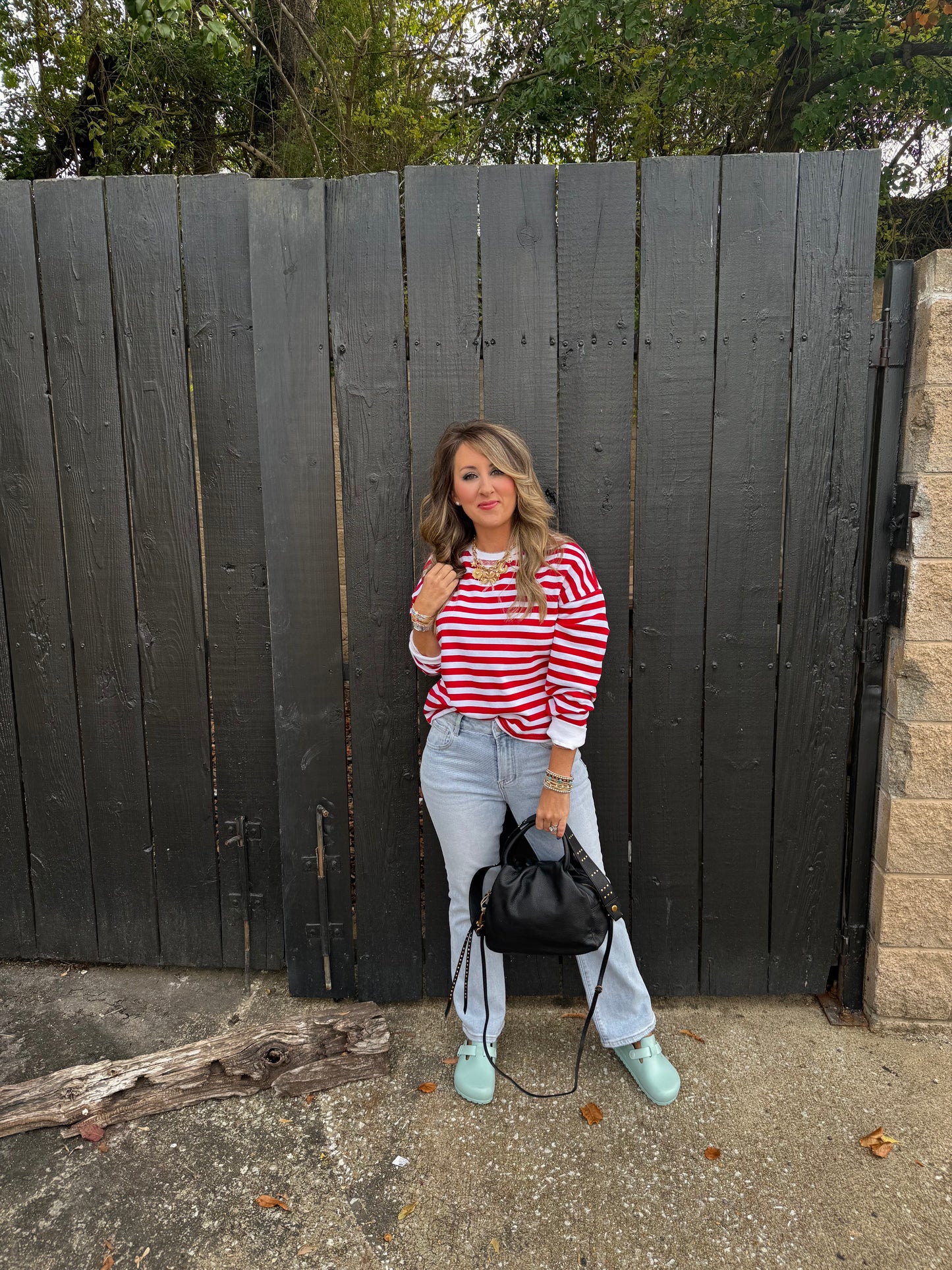 Ridley Red Stripe Top