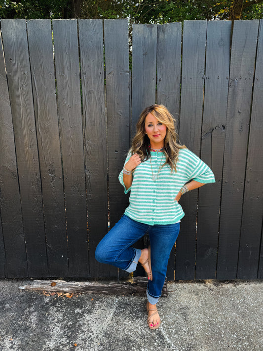 Mendy Stripe Cardigan