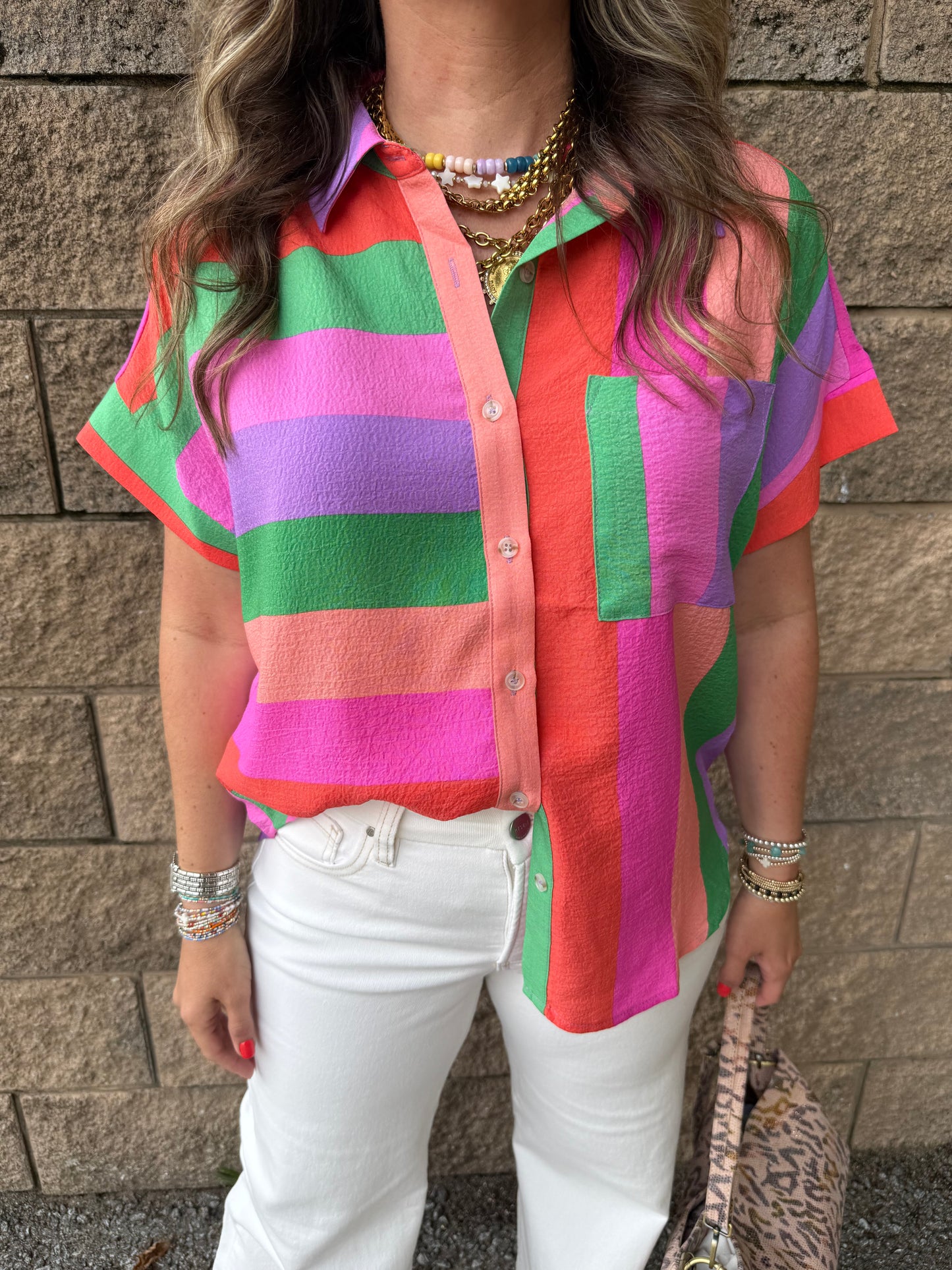 Hali Stripe Top