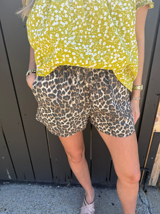 Lawson Leopard Shorts
