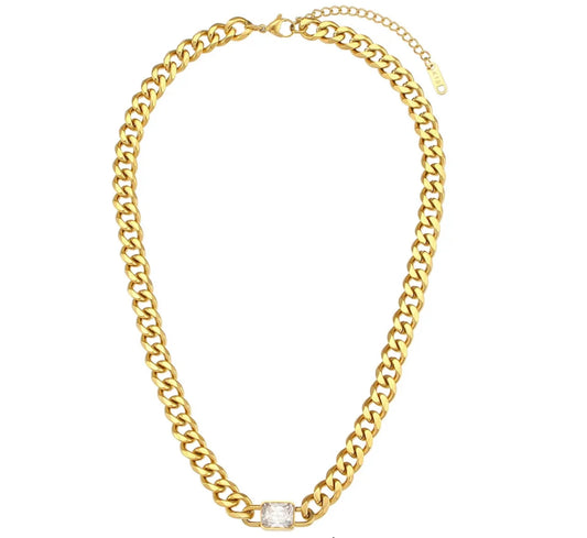Chain with Diamond Necklace