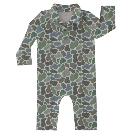 Goosies Pebble Camo Polo Romper