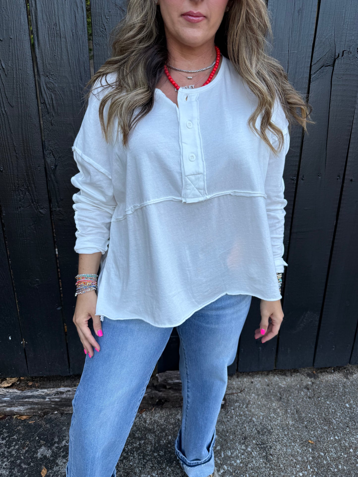 Henry White Henley Top