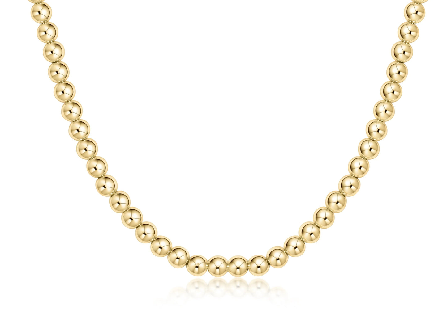 E Newton 17” Choker Classic Gold 5mm