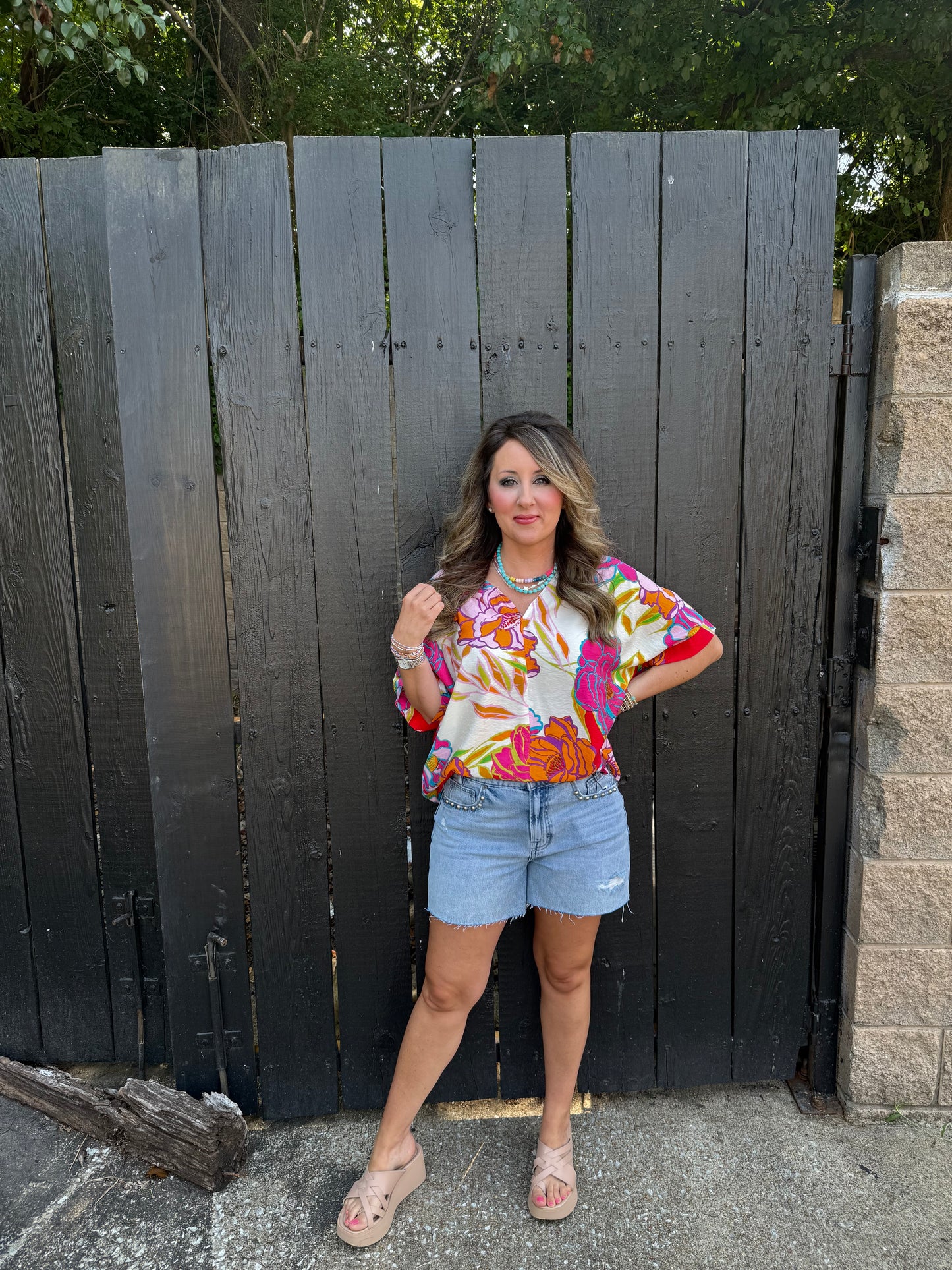 Cova Floral Top