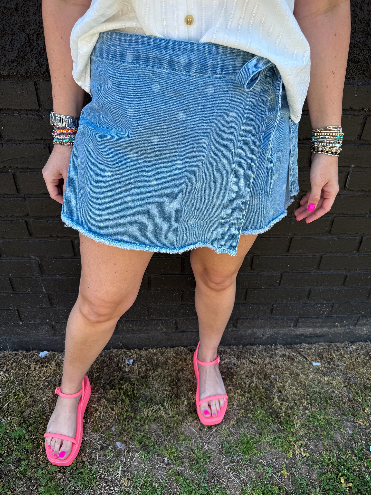 Blaine Polka Dot Skort