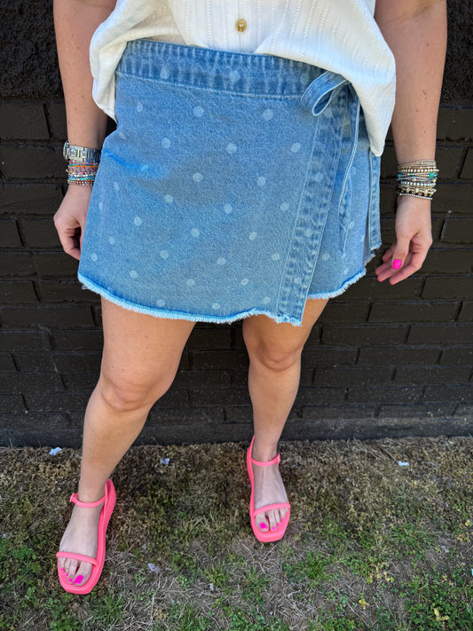 Blaine Polka Dot Skort