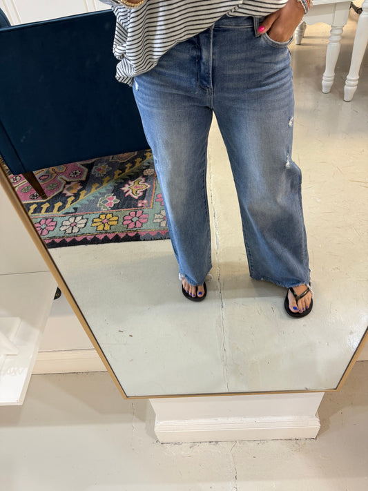 Tess High Rise Wide Leg Jean