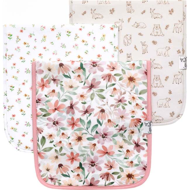 Copper Pearl Burp Cloth Set Natalie