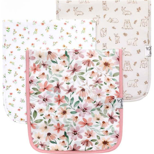 Copper Pearl Burp Cloth Set Natalie