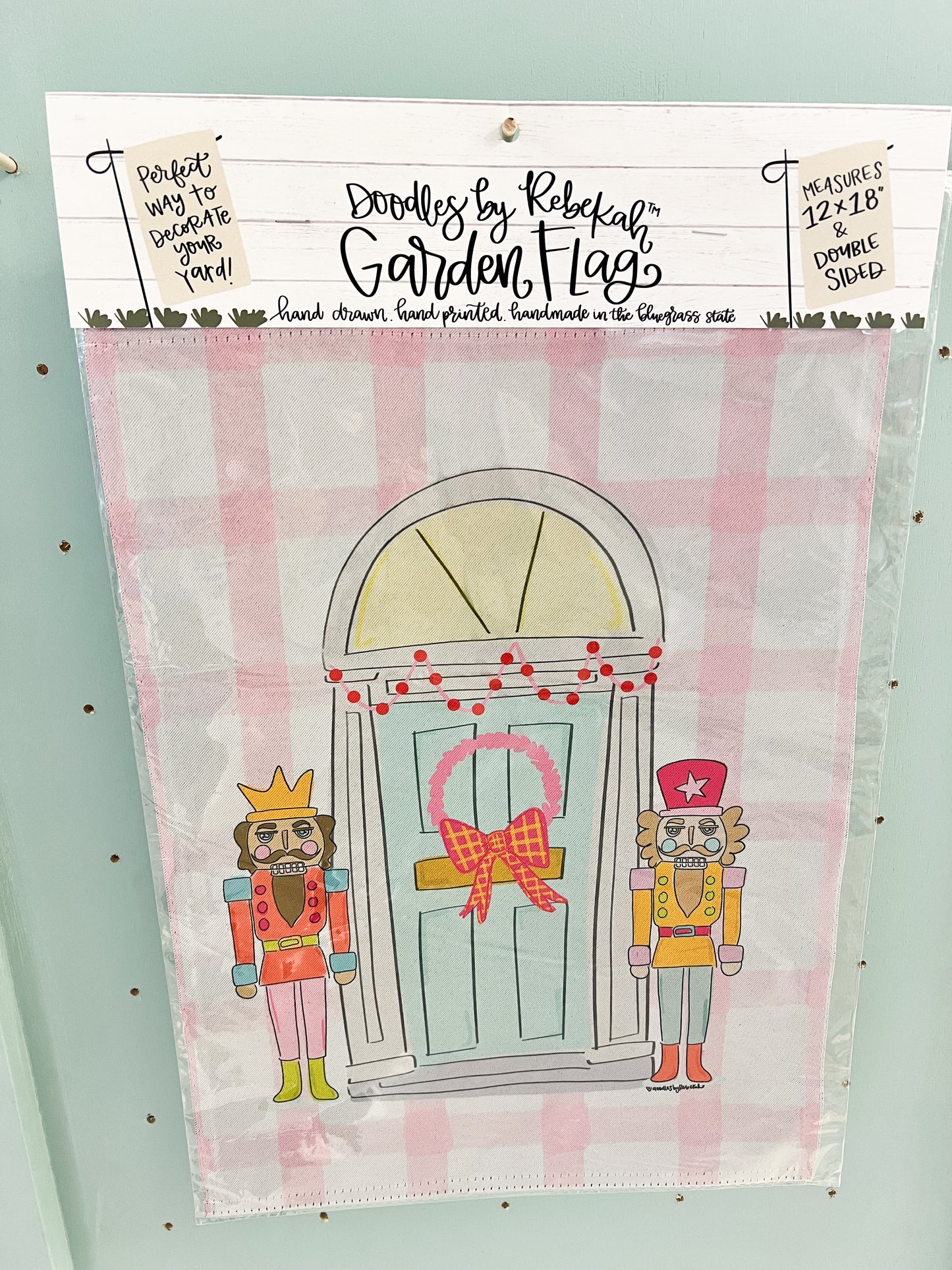 Nutcracker Door Garden Flag