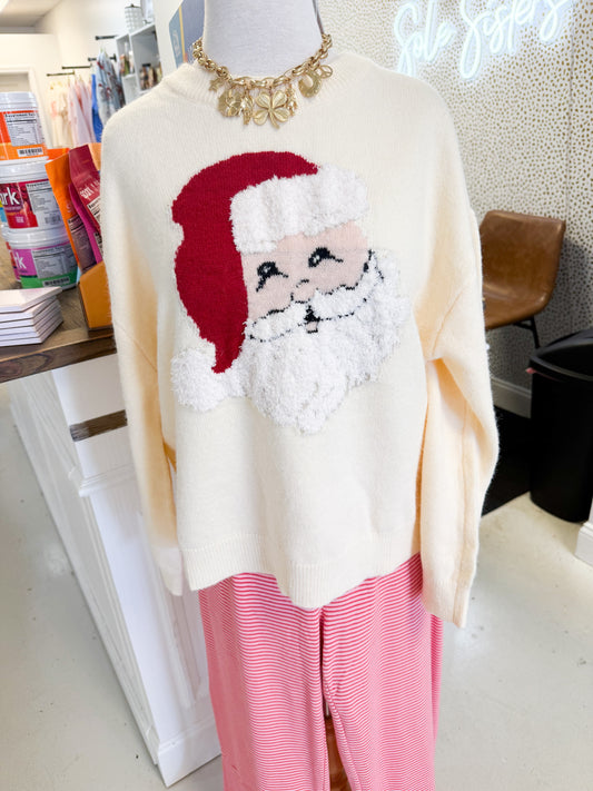 Santa Claus Ivory Sweater