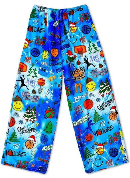 Holiday Hoops Plush Pants