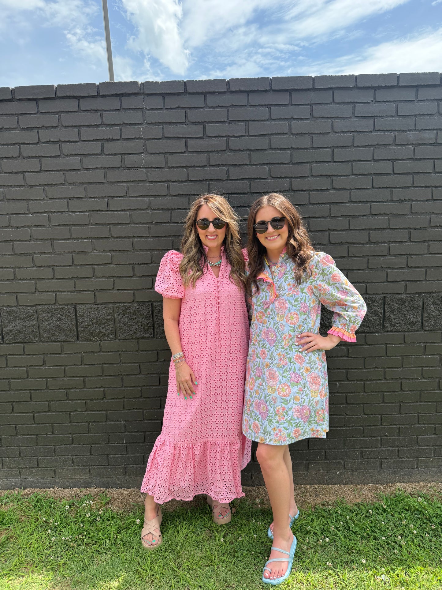 Eyelet Of My Eye Pink Midi