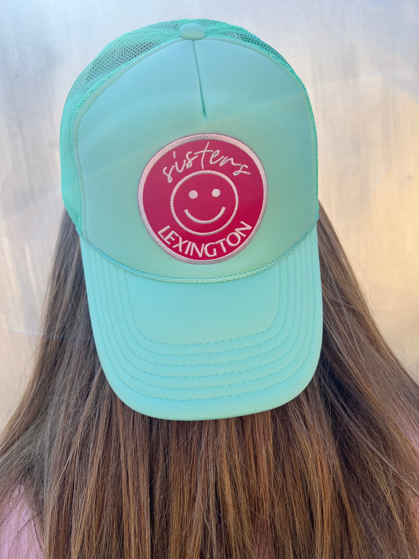 Sisters Mint Trucker