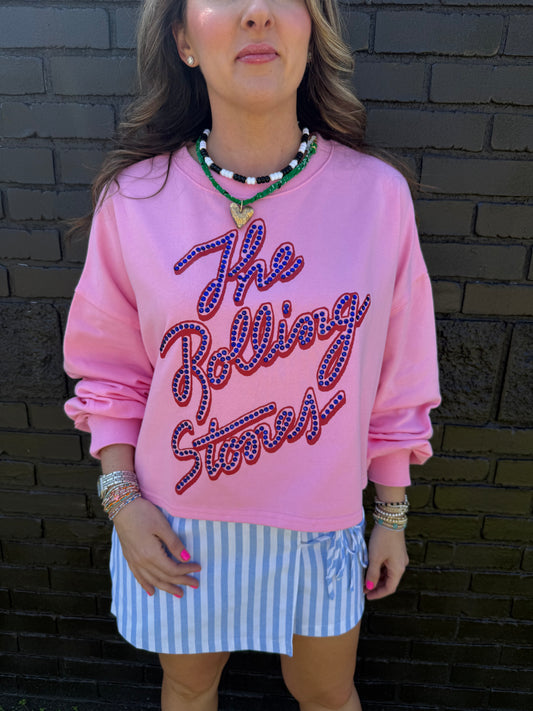 Rolling Stones Rhinestone Top