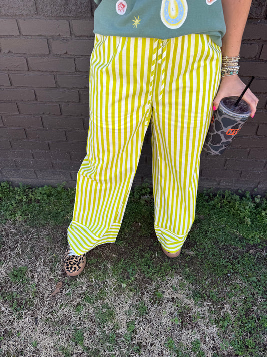 Kiwi Stripe Pants