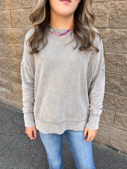 Rosie Crewneck Mocha