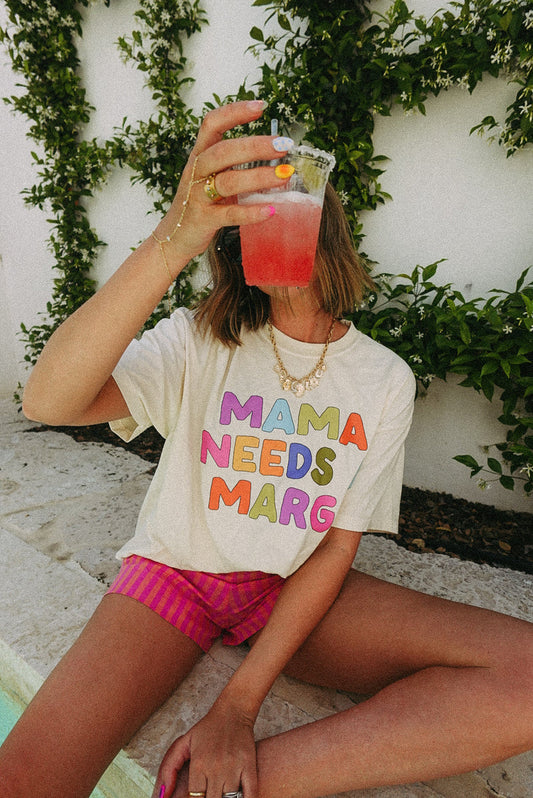 Mama Needs A Marg Boxy Tee