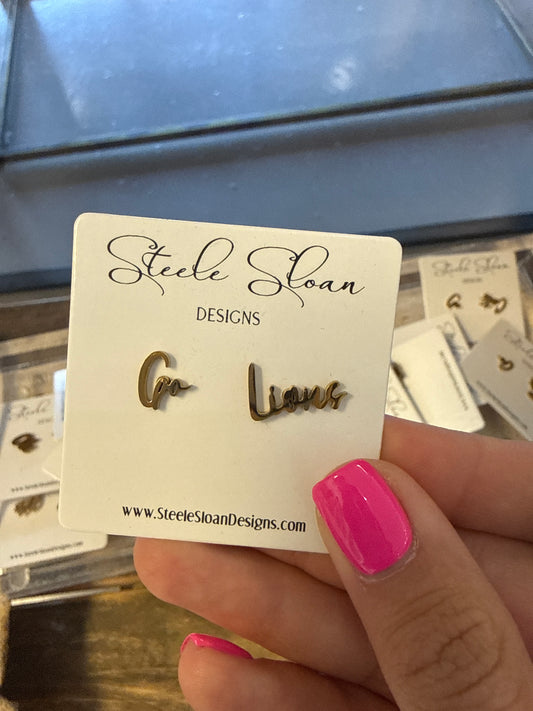 Go Lions Earrings
