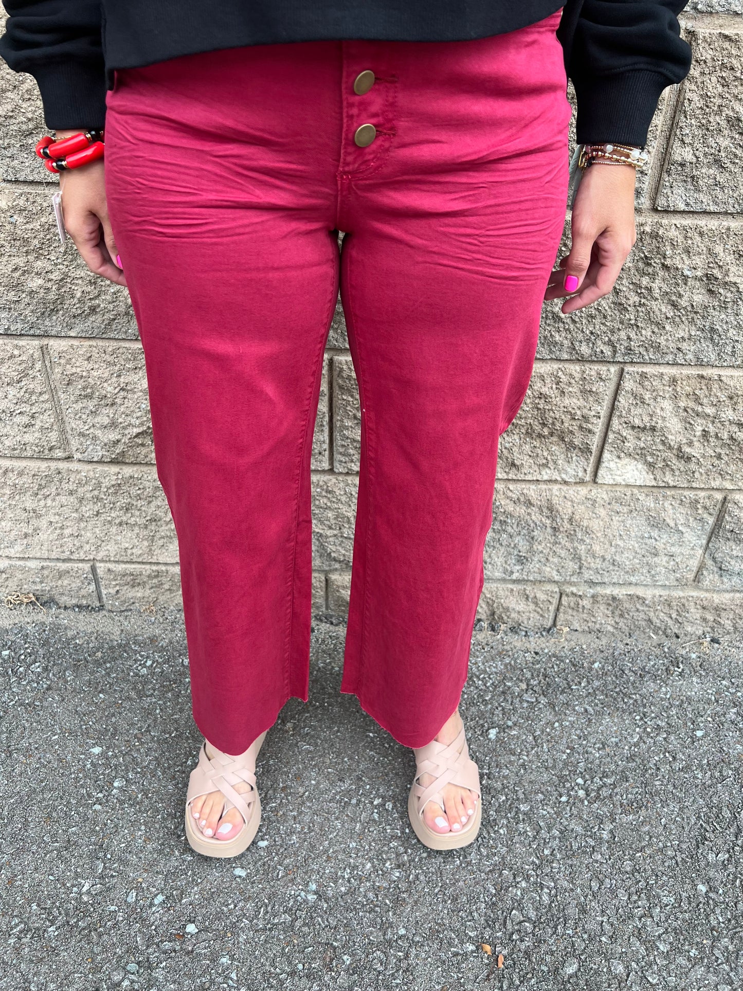 Clover Red Pants