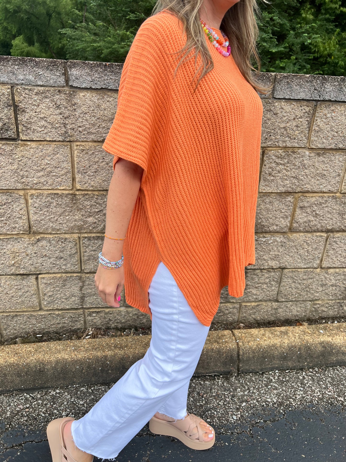 Cloud Nine Sweater Orange