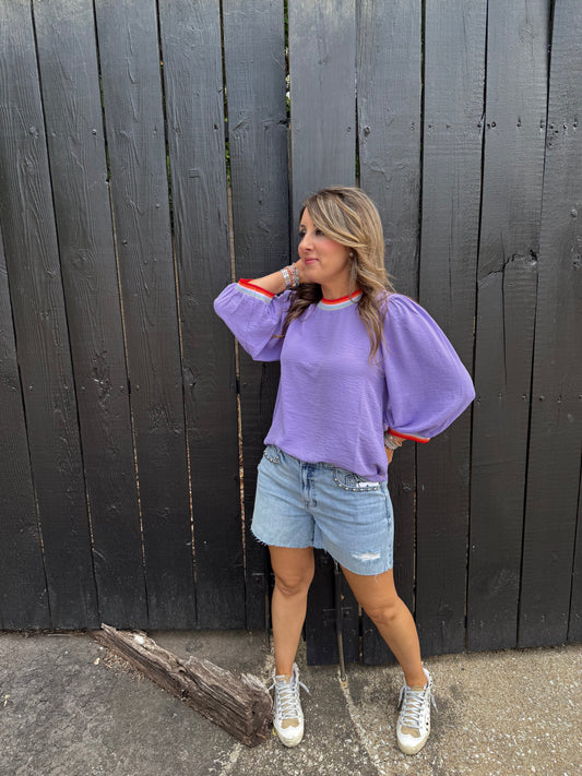 Lizzie Lilac Top