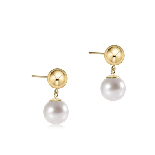 E Newton Clarity Stud Pearl