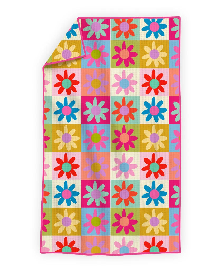 Hippie Daisy Tea Towel
