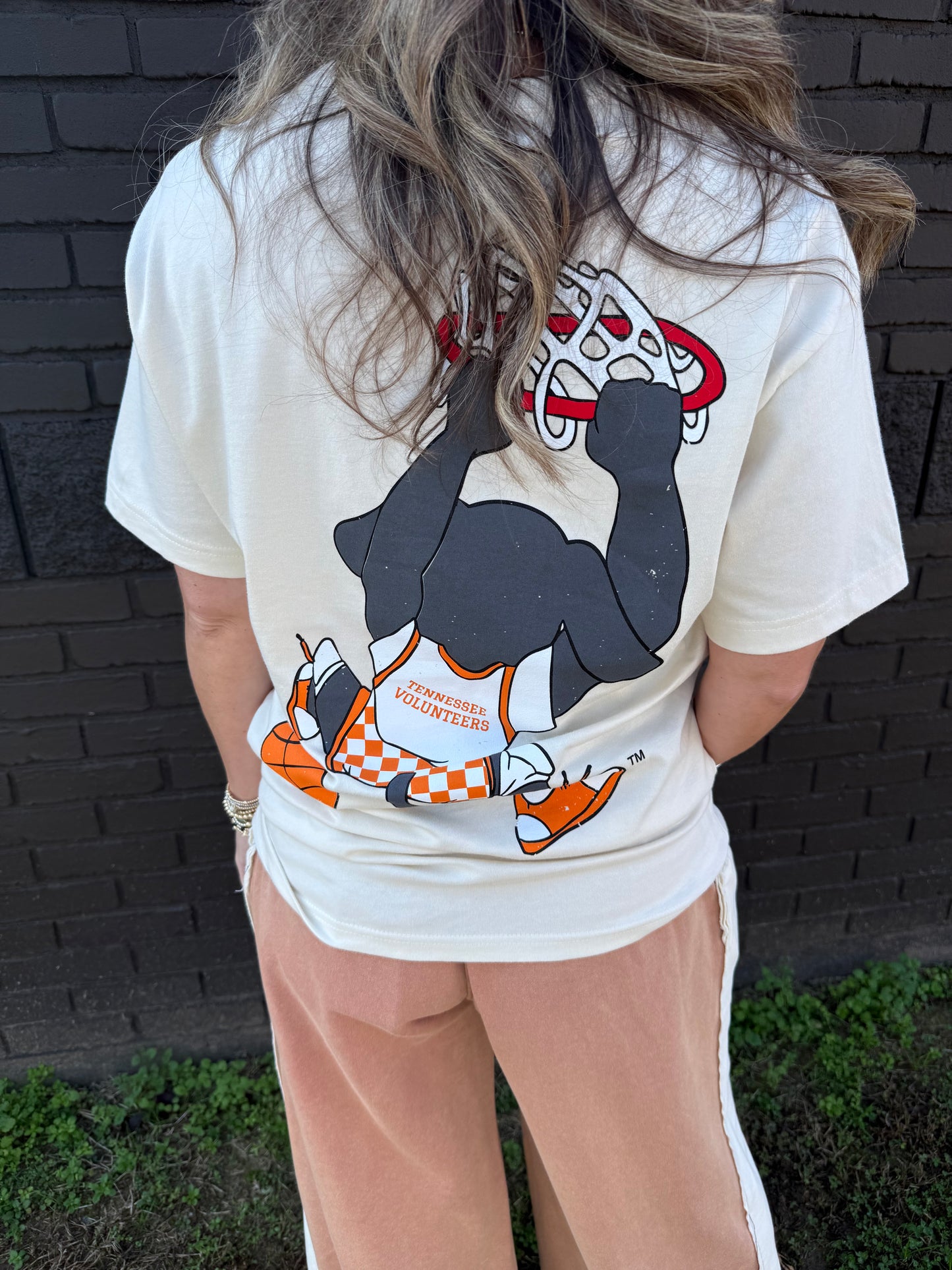 Tennessee Vols Double Baller Off White Heavyweight Tee