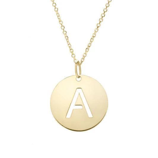 E Newton 16" Necklace Respect Gold Disc A