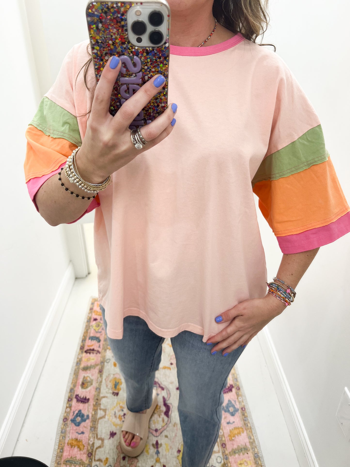 Addison Blush Top