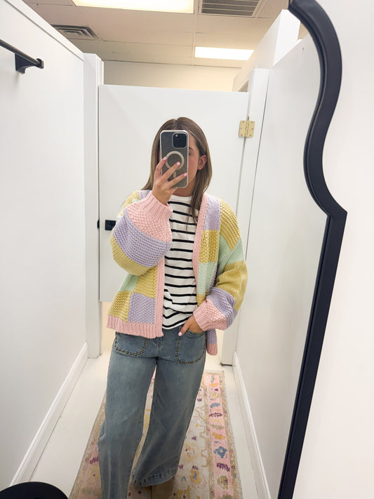 Lake Colorblock Cardigan