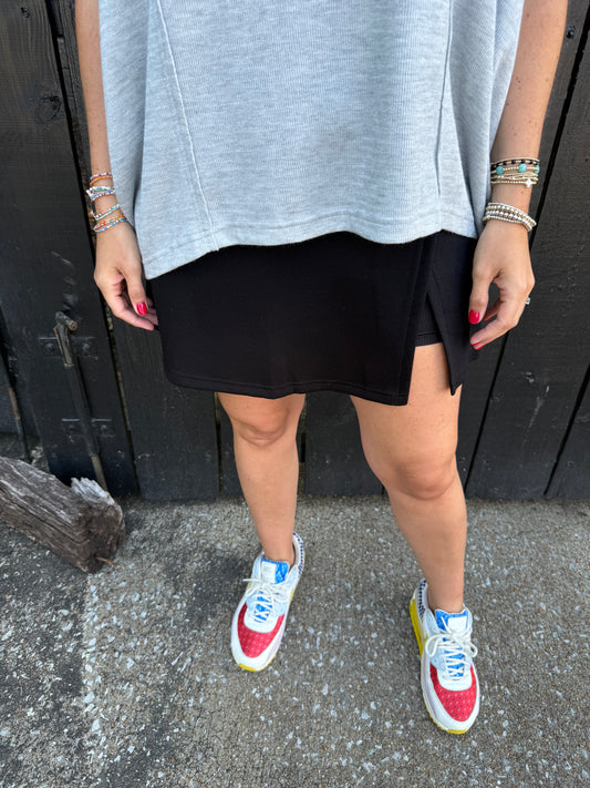 Living in Black Skort