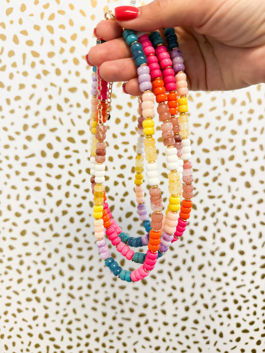 Multicolor Bead Necklace