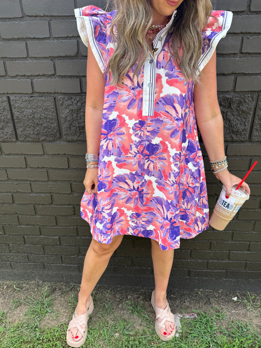 Elani Coral Dress