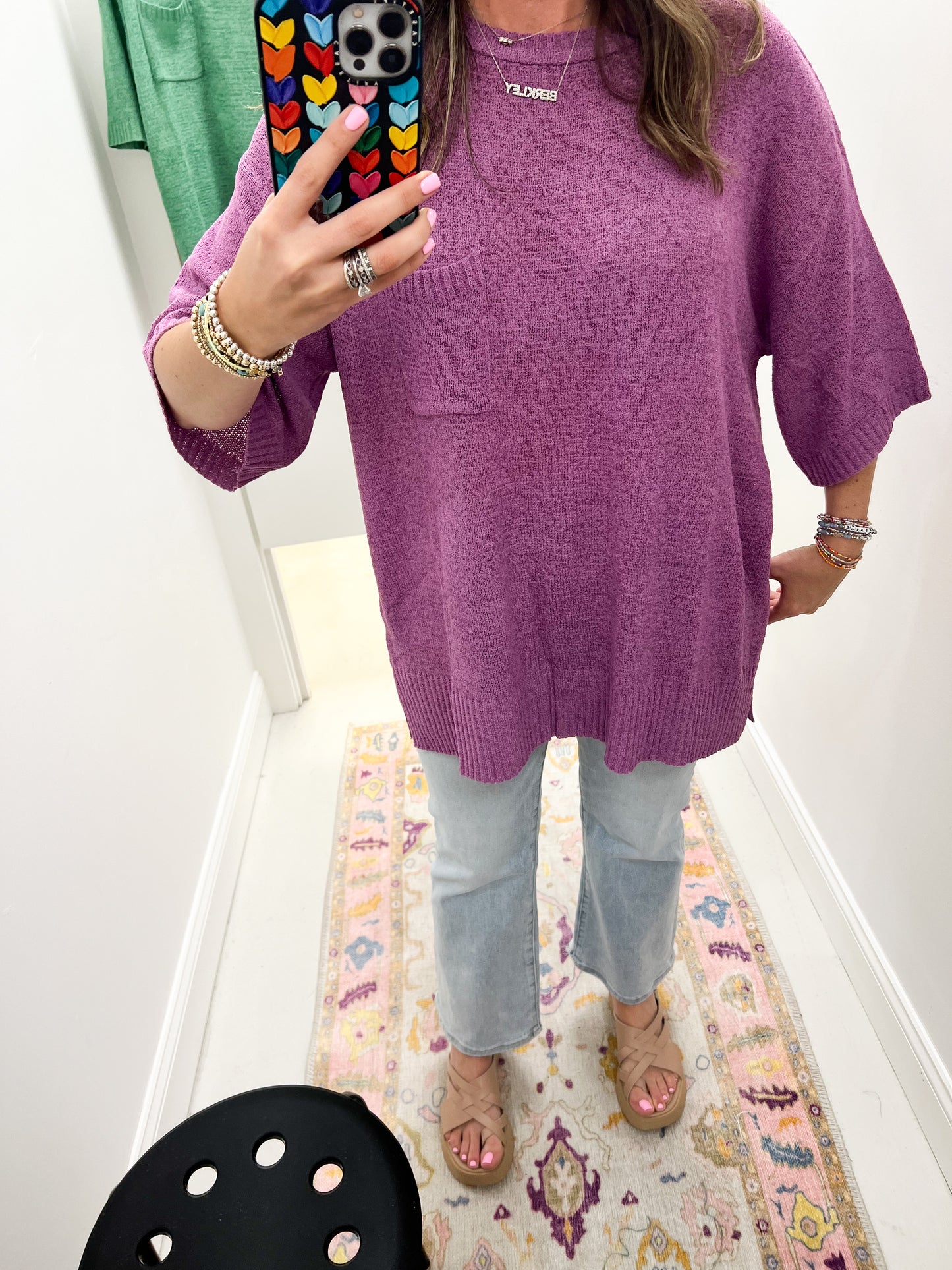 Savannah Sweater Magenta