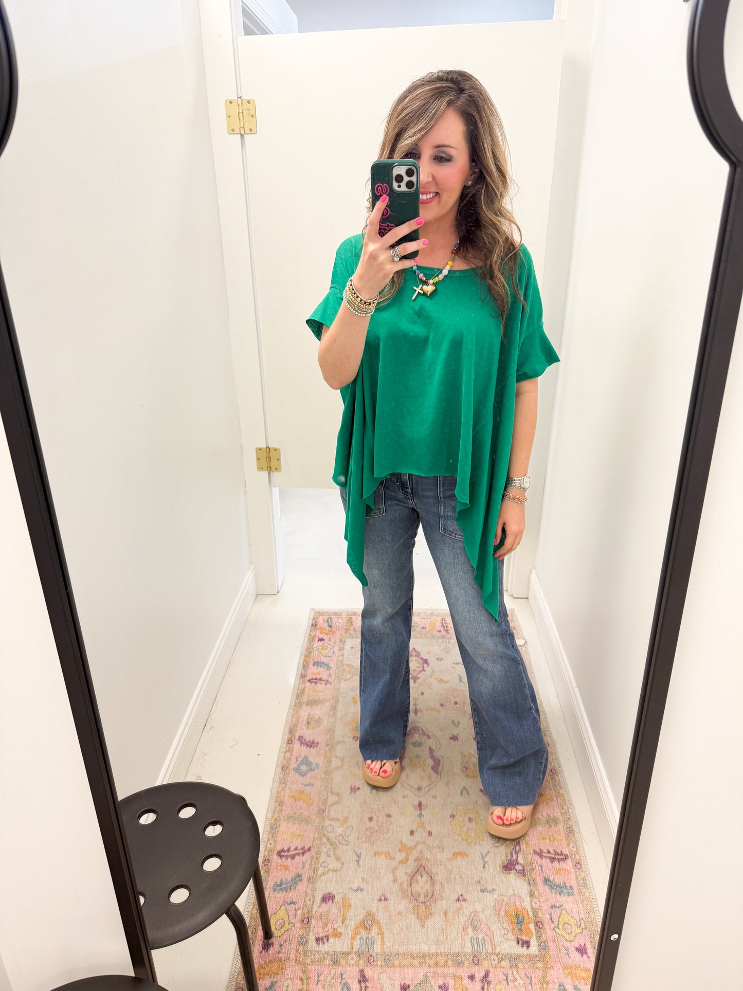 Juliet Green Top