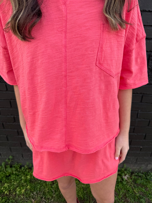 Lila Coral Top