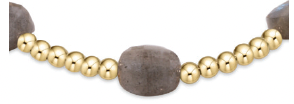 E Newton Admire Gold 3mm Bead Bracelet - Labradorite
