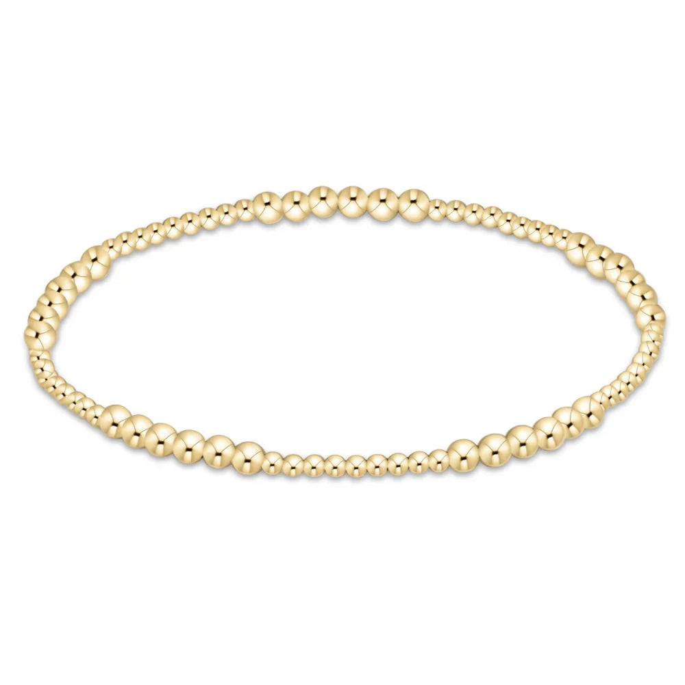 E Newton Blissful Gold 3mm Bracelet