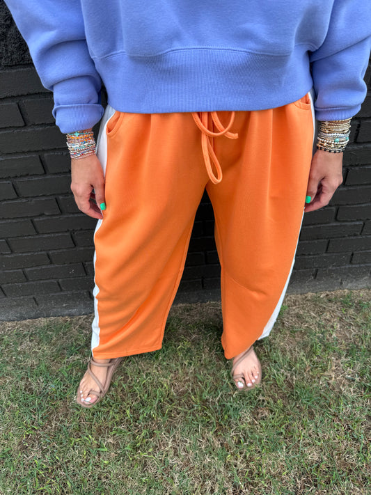 Scuba Orange Relaxed Pants