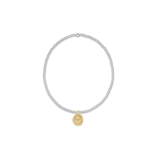 E Newton Mixed Metal 2mm Love Inspired Small Charm