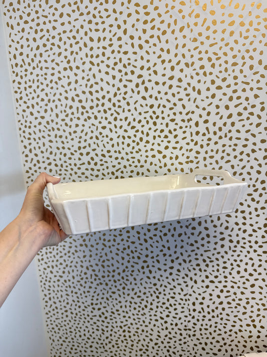 White Baker Dish