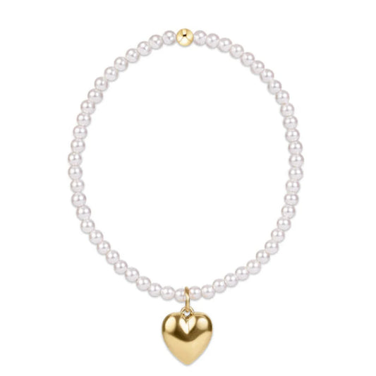 Extends Classic Pearl 3mm Love Plush Bracelet